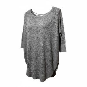 Express Heather Gray Women's Tunic Top